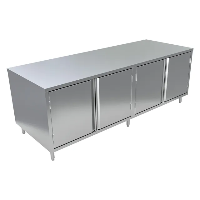 BK Resources CST-3696H2 — Cabinet Base Work Table, 96"W x 36"D x 34.75"H, stainless steel