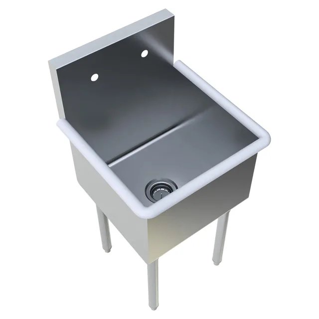 BK Resources BK8BS-1-18-14 — 1-Compartment Sink, 21"W x 21.5"D x 41"H, stainless steel