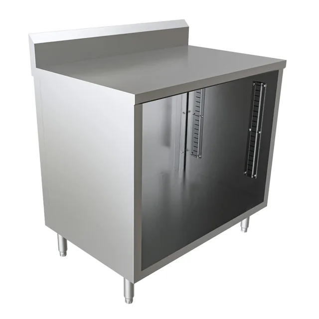 BK Resources CSTR5-2436 — Cabinet Base Work Table, 36"W x 24"D x 39.75"H, stainless steel