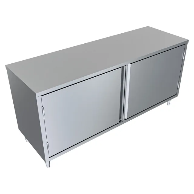BK Resources CST-2472H — Cabinet Base Work Table, 72"W x 24"D x 34.75"H, stainless steel