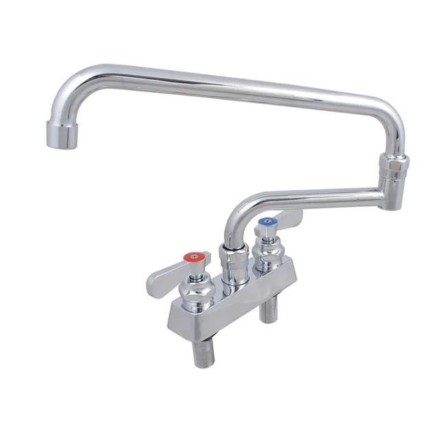 BK Resources EVO-4DM-18 — Deck-Mount Faucet, 18" Spout