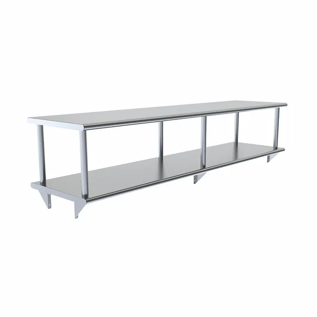 BK Resources PTS-2496-2 — Shelf, 96"W x 24"D, stainless steel