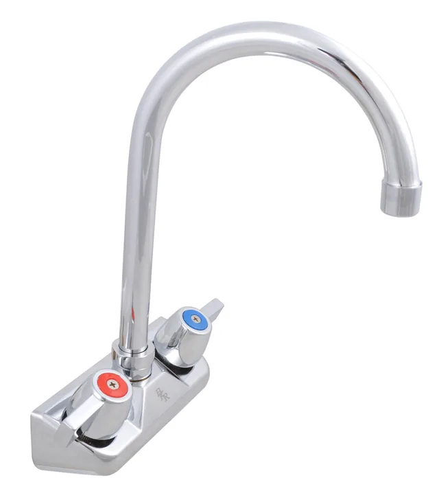 BK Resources BKF-W-8G-G — Splash-Mount Faucet, 8" Spout
