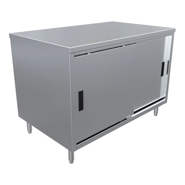 BK Resources CST-3048S — Cabinet Base Work Table, 48"W x 30"D x 34.75"H, stainless steel