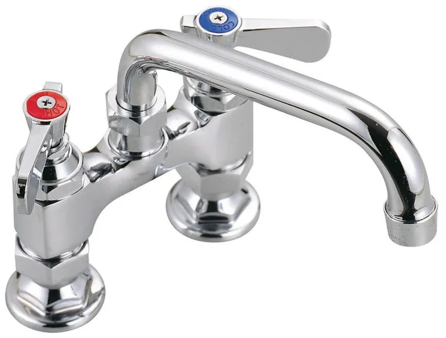 BK Resources BKF4HD-8-G — Deck-Mount Faucet, 8" Spout
