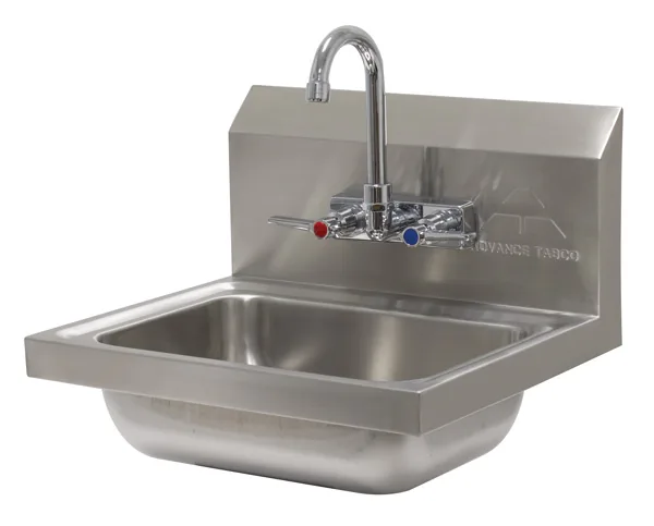 Advance Tabco 7-PS-54 — Hand Sink, 14"W x 10"D, 20-ga stainless steel