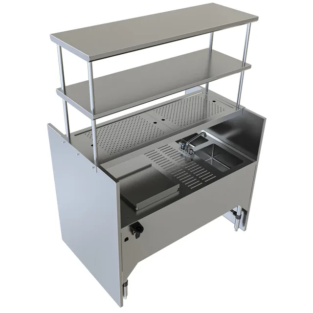 BK Resources CKTST-3554OS — Underbar Unit, stainless steel