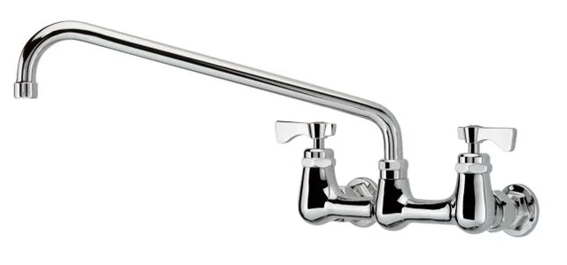 Krowne 14-814L — Wall-Mount Faucet, 8"" Centers, 14" Spout