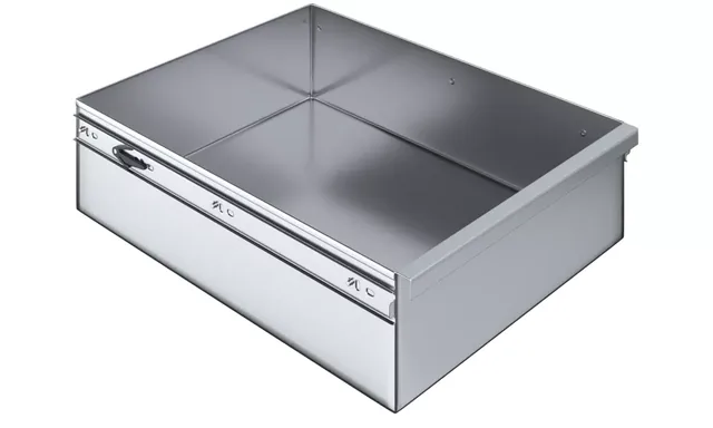 AmGood AMGDRAWER-1520 — Work Table, 20"W x 15"D, 18-ga 430 stainless steel