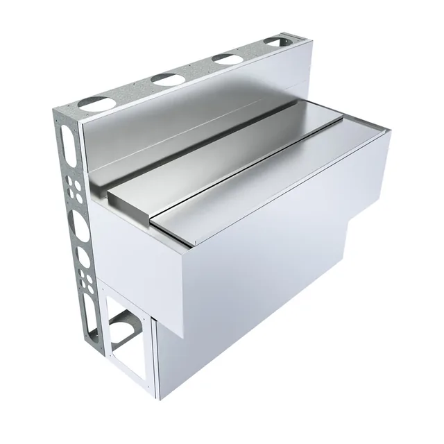 BK Resources UBDW-21-IB48 — Underbar Unit, stainless steel