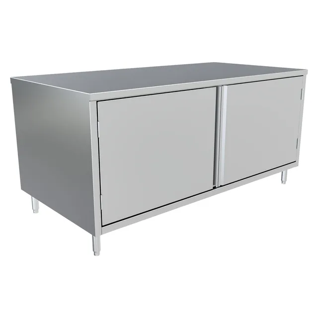 BK Resources CST-3672H2 — Cabinet Base Work Table, 72"W x 36"D x 34.75"H, stainless steel