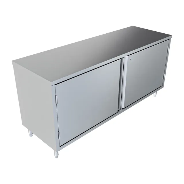 BK Resources CST-2472HL — Cabinet Base Work Table, 72"W x 24"D x 34.75"H, stainless steel