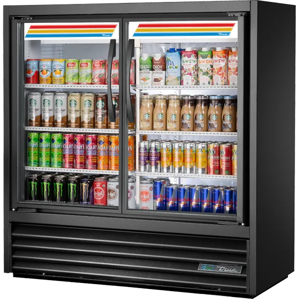 True TVM-48SL-48-HC~VM01 — Glass-Door Merchandiser with 2 Doors, 46.88"W x 21"D