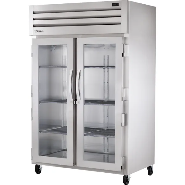 True STR2R-2G-HC — Reach-In Refrigerator with 2 Solid Doors, 52.63"W x 33.75"D x 77.75"H, 46.86 cu ft