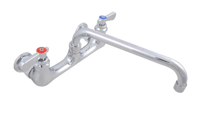 BK Resources BKF-10-G — Splash-Mount Faucet, 10" Spout