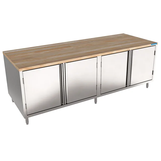 BK Resources CMT-3696H — Cabinet Base Work Table, 96"W x 36"D x 34.75"H, stainless steel