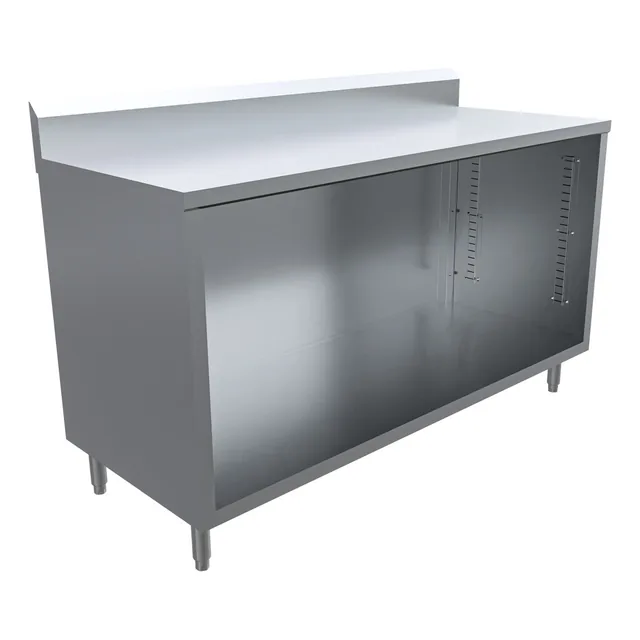 BK Resources CSTR5-2460 — Cabinet Base Work Table, 60"W x 24"D x 39.75"H, stainless steel
