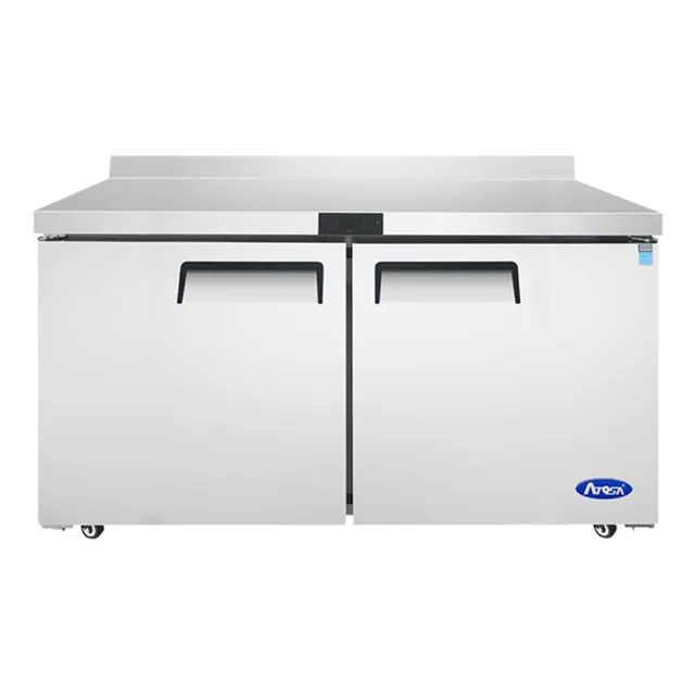 Atosa MGF8410GR — Undercounter Refrigerator with Backsplash, 60.2"W x 30"D, 17.2 cu ft