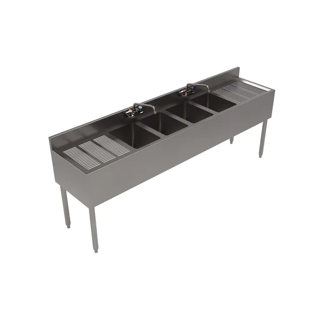 BK Resources UB4-18-484TS — Underbar Unit, stainless steel