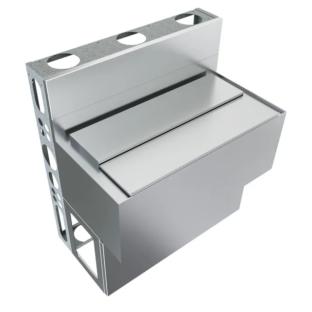 BK Resources UBDW-18-IB36 — Underbar Unit, stainless steel