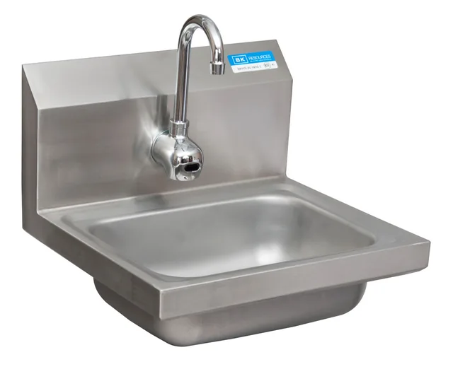 BK Resources BKHS-W-1410-1-4D-P-G — Hand Sink, 17"W x 15.5"D, stainless steel