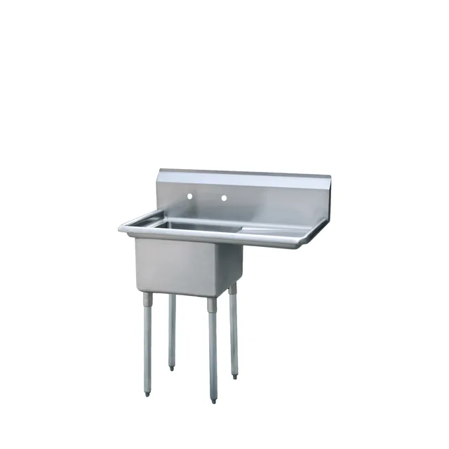 Atosa MRSA-1-R — 1-Compartment Sink, 39"W x 24"D, right drainboard