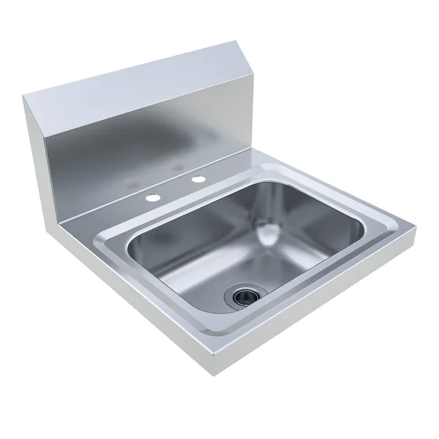 BK Resources BKHS-D-1410 — Hand Sink, 17"W x 17"D x 13"H, stainless steel