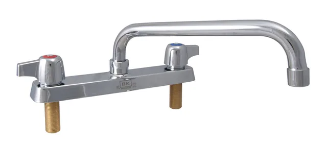 BK Resources BK8D-8-G — Deck-Mount Faucet, 8" Spout