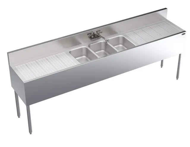Krowne KR19-83C — Underbar bar sink, 96″