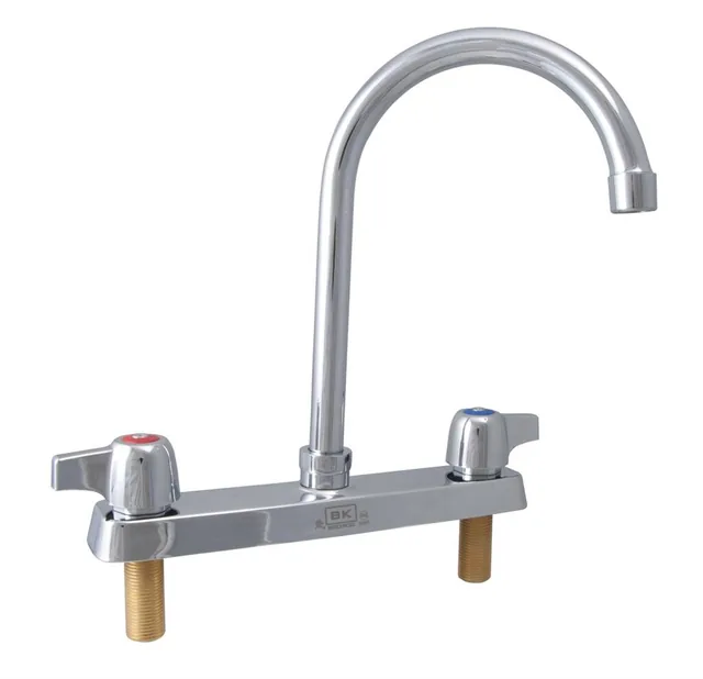 BK Resources BK8D-3G-G — Deck-Mount Faucet, 3.5" Spout