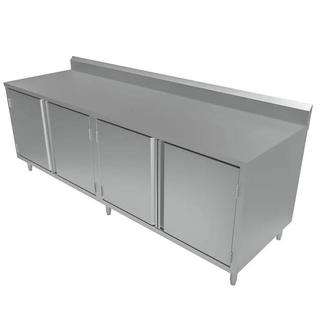BK Resources CSTR5-3096H — Cabinet Base Work Table, 96"W x 30"D x 39.75"H, stainless steel
