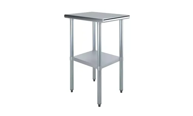 AmGood AMGWT-2418 — Work Table, 18"W x 24"D, 18-ga 430 stainless steel