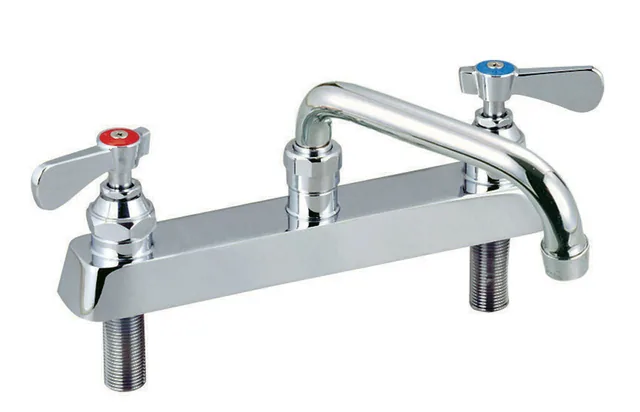 BK Resources BKF-8DM-6-G — Deck-Mount Faucet, 6" Spout