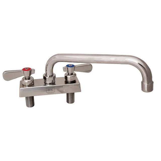 BK Resources EVO-4DM-12 — Deck-Mount Faucet, 12" Spout