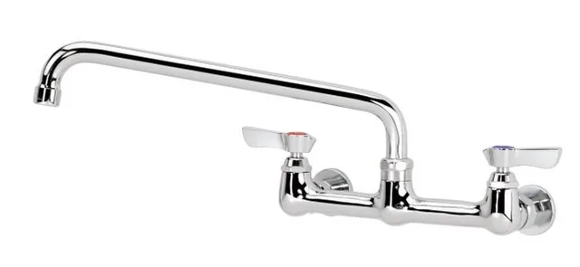Krowne 12-812L — Wall-Mount Faucet, 8"" Centers, 12" Spout