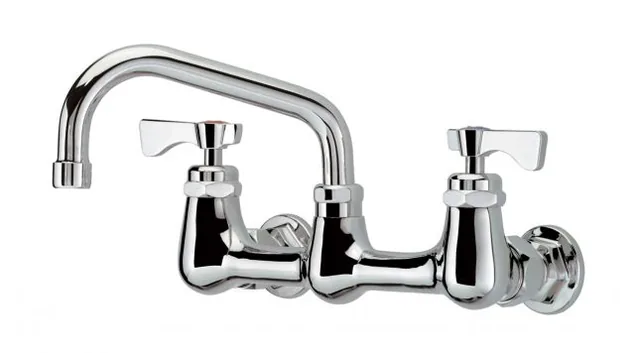 Krowne 14-806L — Wall-Mount Faucet, 8"" Centers, 6" Spout