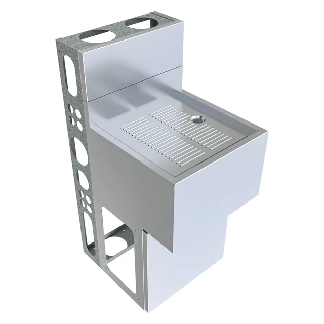 BK Resources UBDW-18-DB18 — Underbar Unit, stainless steel
