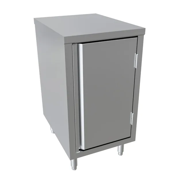 BK Resources CST-2418H — Cabinet-Base Work Table, 24"W x 18"D, 14-ga 304 stainless