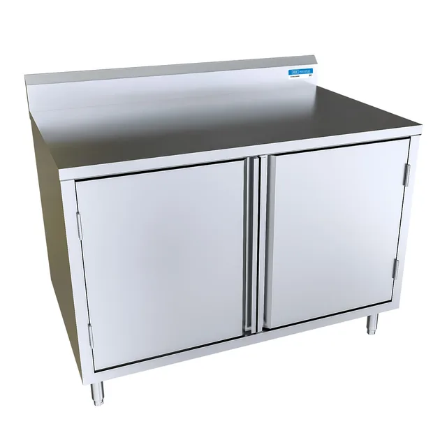 BK Resources CSTR5-3048H — Cabinet Base Work Table, 48"W x 30"D x 39.75"H, stainless steel