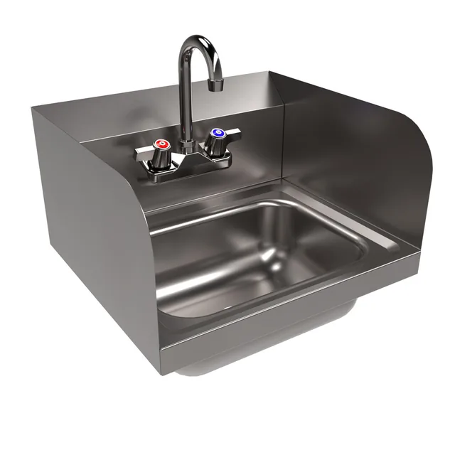 BK Resources BKHS-W-1410-SS-P-G — Hand Sink, 14"W x 10"D x 13.13"H, stainless steel