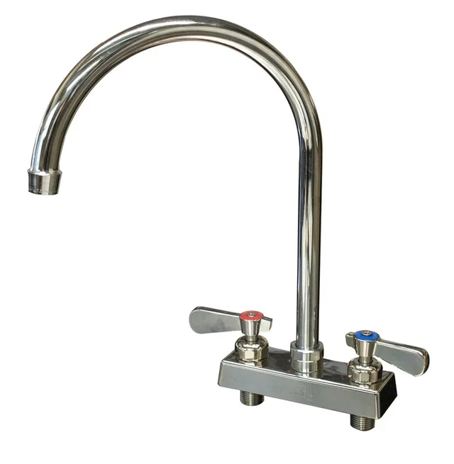 BK Resources EVO-4DM-8G — Deck-Mount Faucet, 8" Spout