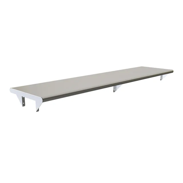 BK Resources PTS-1872 — Shelf, 72"W x 18"D, 16-ga 304 stainless steel
