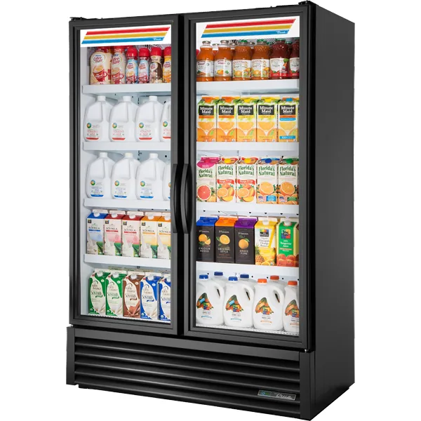 True FLM-54~TSL01 — Glass-Door Merchandiser with 2 Doors, 53.88"W x 30.38"D
