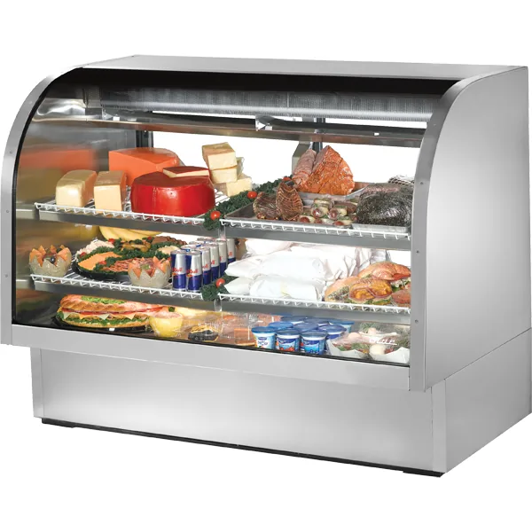 True TCGG-60-S-HC-LD — Glass-Door Merchandiser with 2 Doors, 60.25"W x 35.25"D
