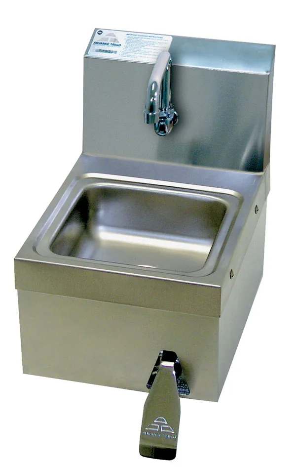 Advance Tabco 7-PS-62 — Hand Sink, 14"W x 10"D, 20-ga stainless steel