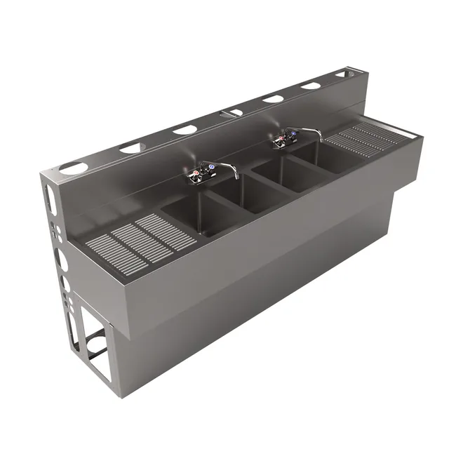BK Resources UBDW-18-484TS — Underbar Unit, stainless steel