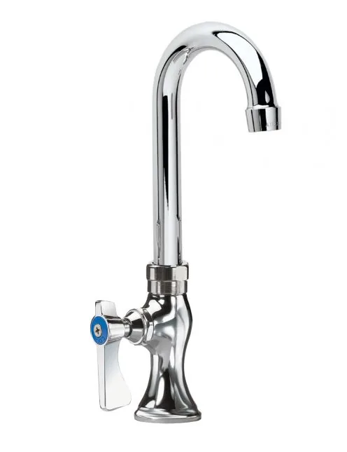Krowne 16-115L — Deck-Mount Gooseneck Faucet, Single-Hole, 3.5" Spout