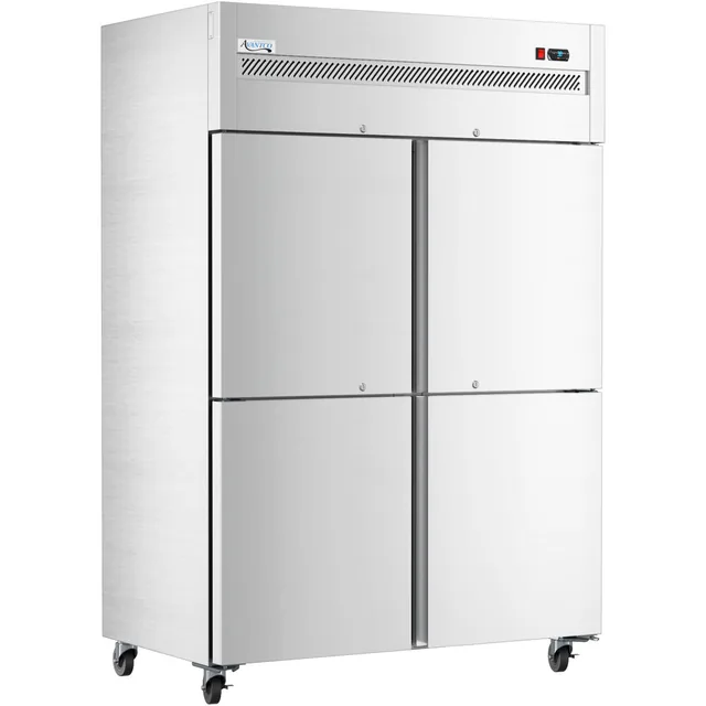 Avantco Refrigeration 178Z2F4K — Reach-In Freezer with 4 Solid Doors, 53.98"W x 32.2"D x 81.69"H, 42.34 cu ft