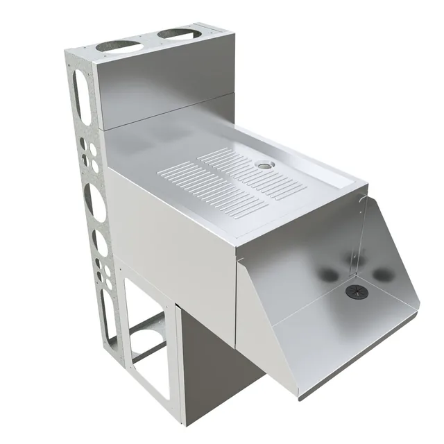 BK Resources UBDW-21-BDMX18 — Underbar Unit, stainless steel