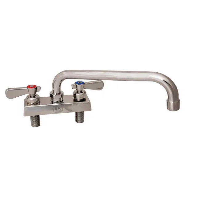 BK Resources EVO-4DM-14 — Deck-Mount Faucet, 14" Spout